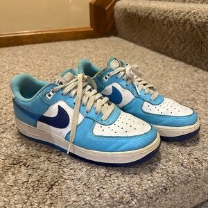 Nike Men's Athletic Shoes in Blue and White